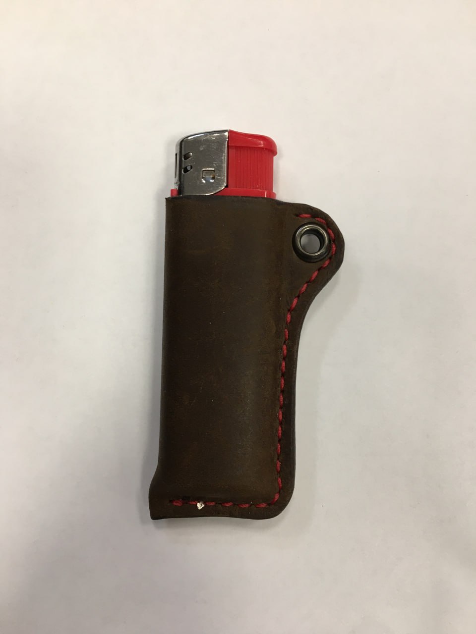 Чехол брелок на ключи из натуральной кожи